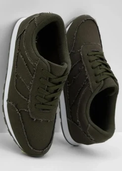 bonprix Sneaker^Sneaker dunkeloliv