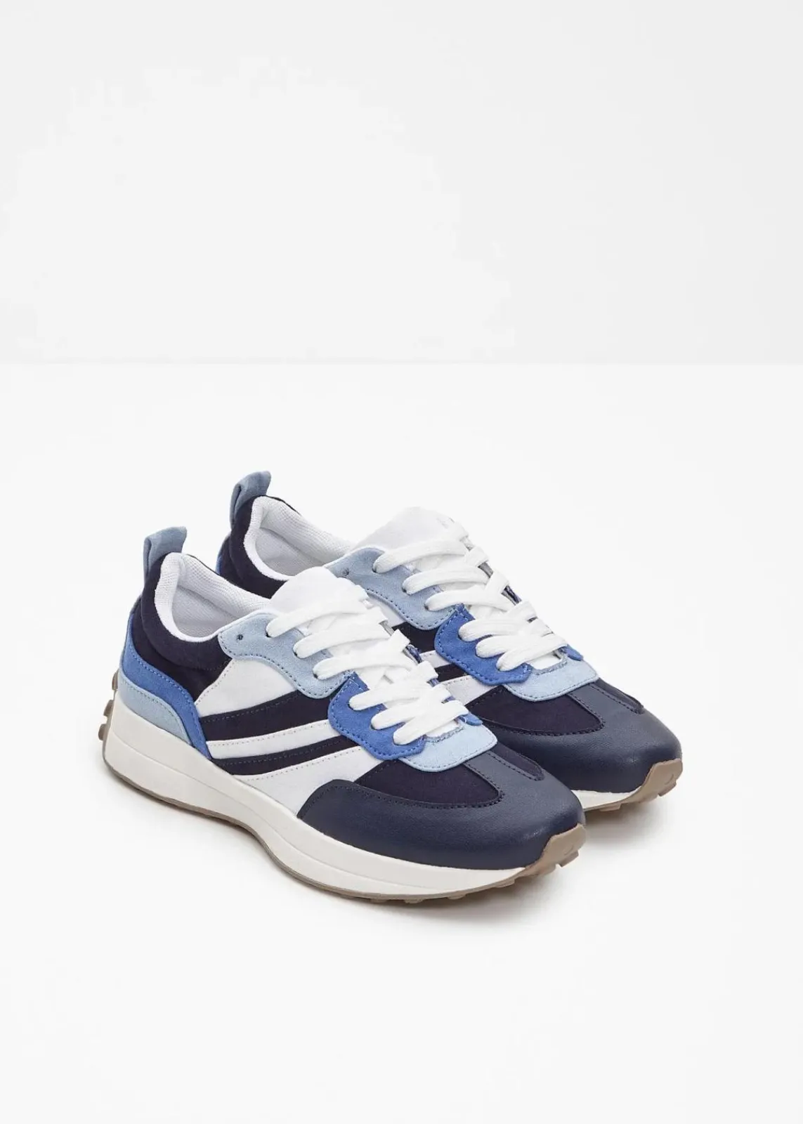 bonprix Sneaker^Sneaker dunkelblau/weiß