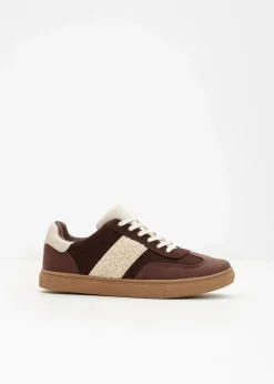 bonprix Sneaker^Sneaker dunkelbraun/kieselbeige
