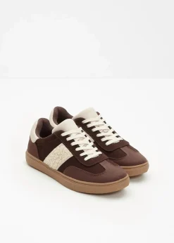 bonprix Sneaker^Sneaker dunkelbraun/kieselbeige