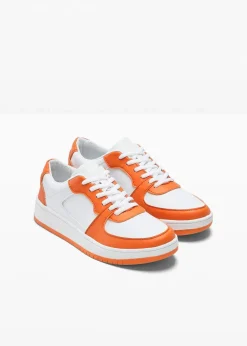 bonprix Sneaker^Sneaker weiß/orange