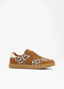 bonprix Sneaker^Sneaker braun leo bedruckt