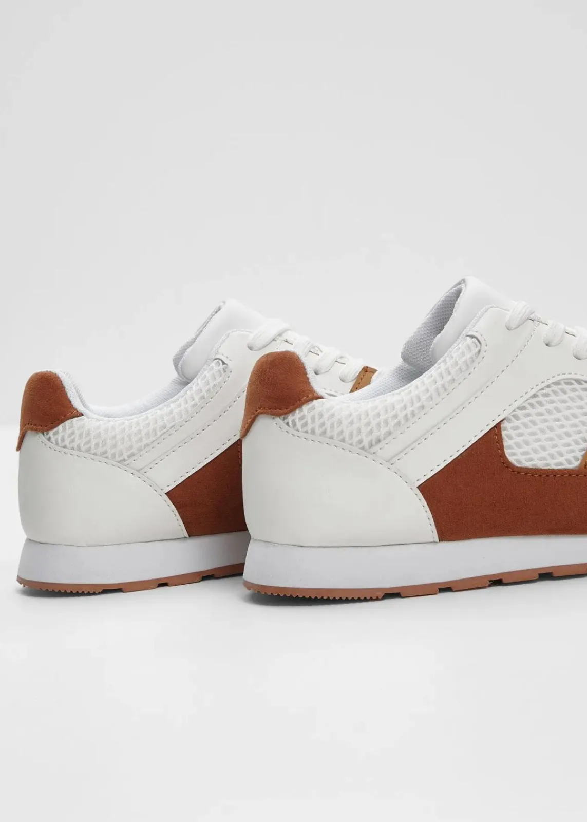 bonprix Sneaker^Sneaker weiß/braun/beige