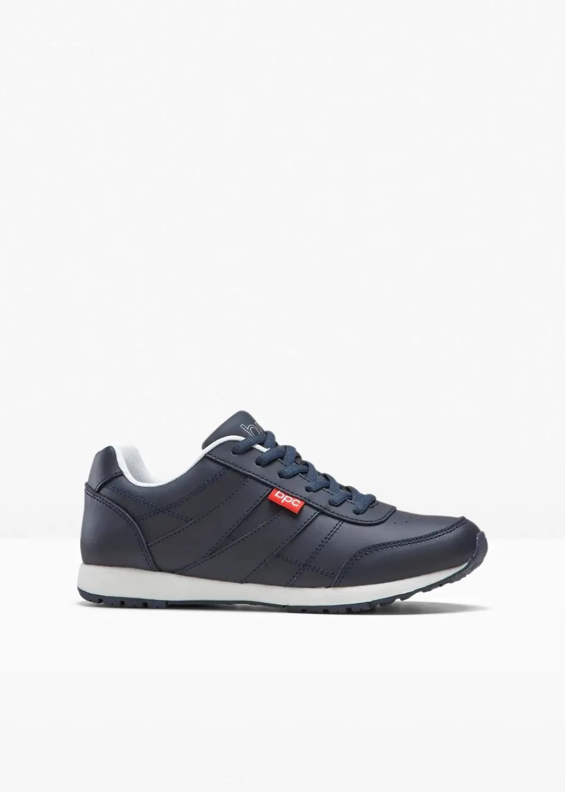 bonprix Sport- & Trekkingschuhe|Sneaker^Sneaker aus Leder dunkelblau