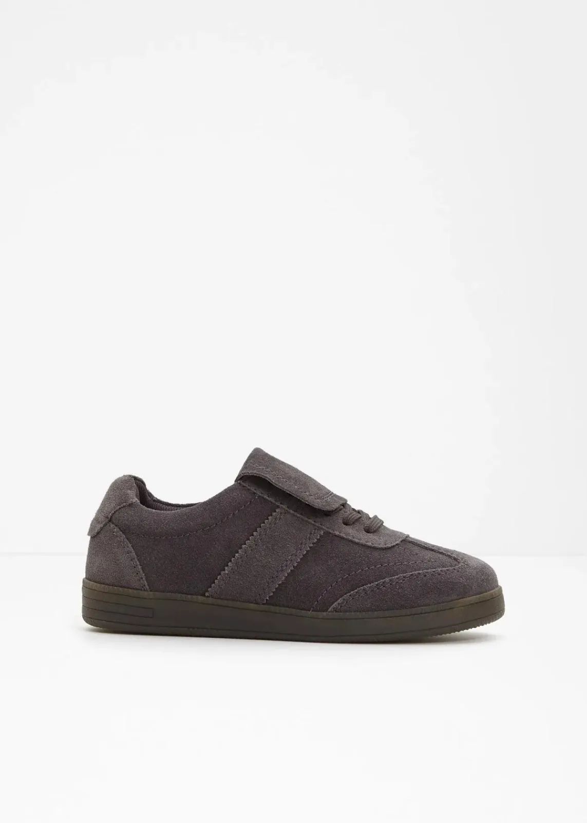 bonprix Sneaker^Sneaker aus Leder schiefergrau
