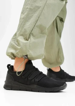 bonprix Sport- & Trekkingschuhe|Sneaker^Sneaker aus Soft-Material schwarz