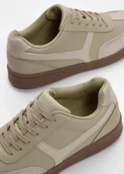 bonprix Sneaker^Sneaker im Retrolook mattschilf/natur