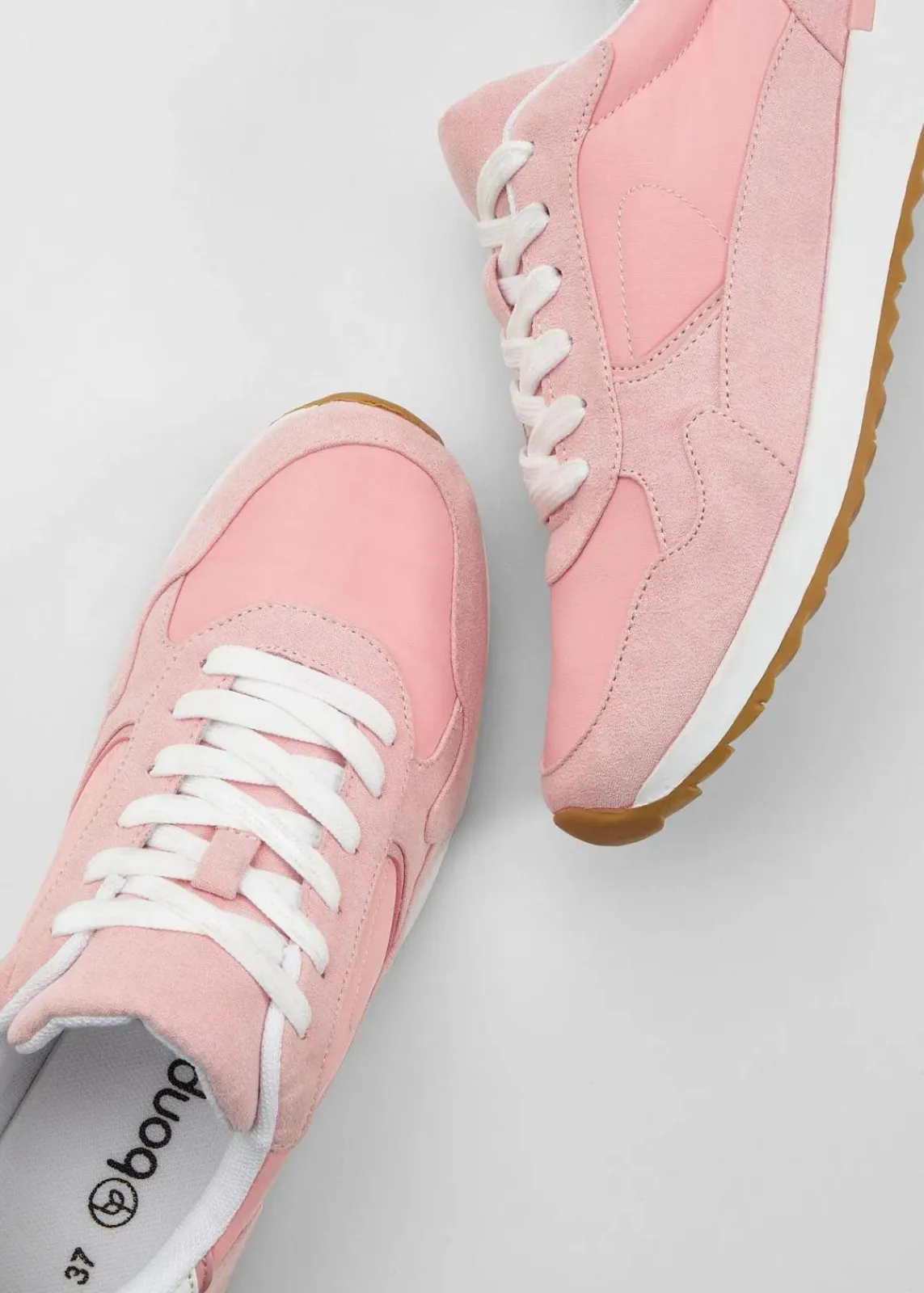 bonprix Sneaker^Sneaker im Retrolook softrosa