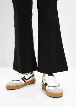 bonprix Sneaker^Sneaker im Retrolook weiß/schwarz
