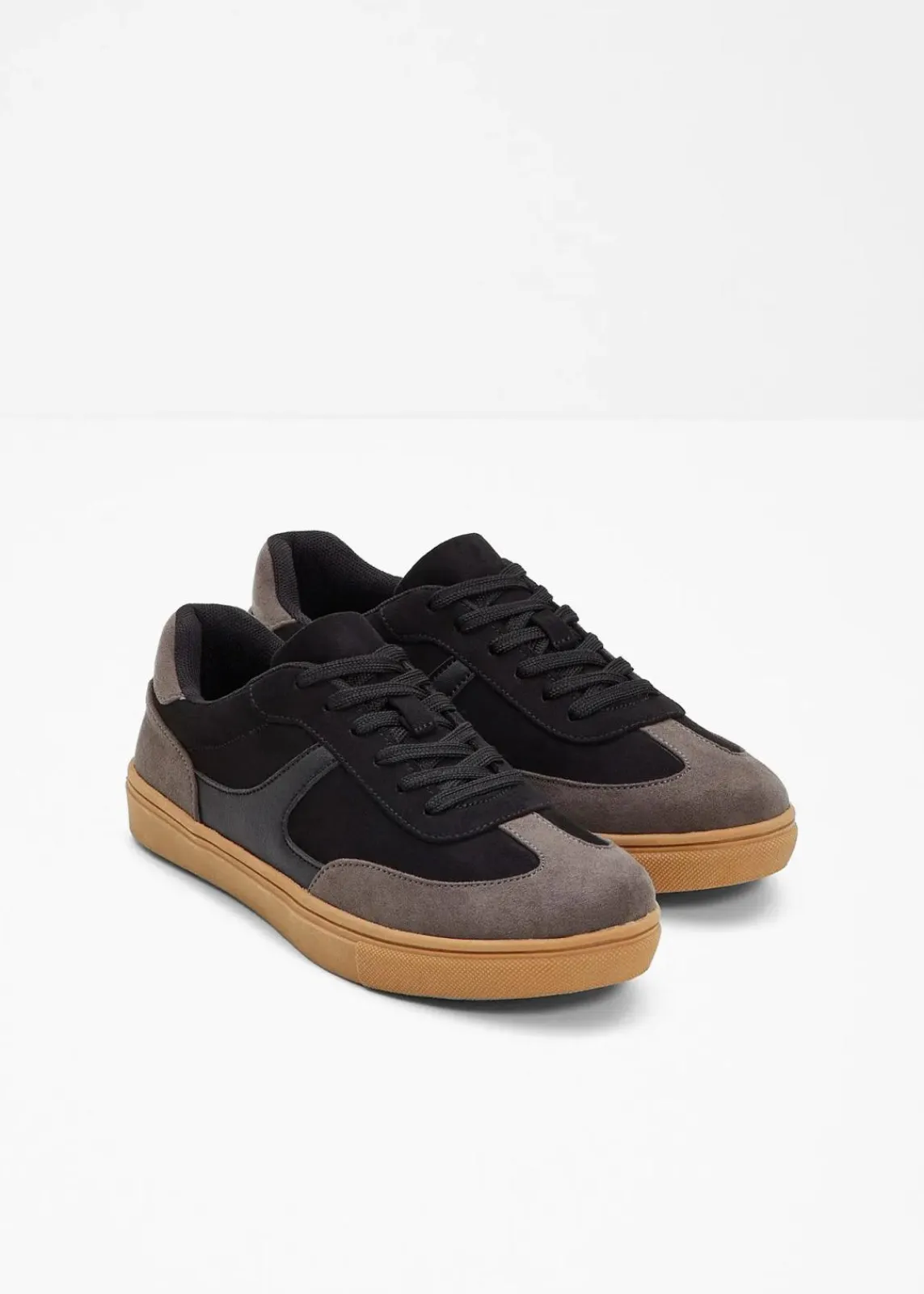 bonprix Sneaker^Sneaker im Retrolook schwarz/grau