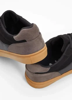bonprix Sneaker^Sneaker im Retrolook schwarz/grau