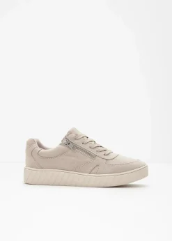 bonprix Sneaker^Sneaker mit gepolsterter Innensohle hellsand