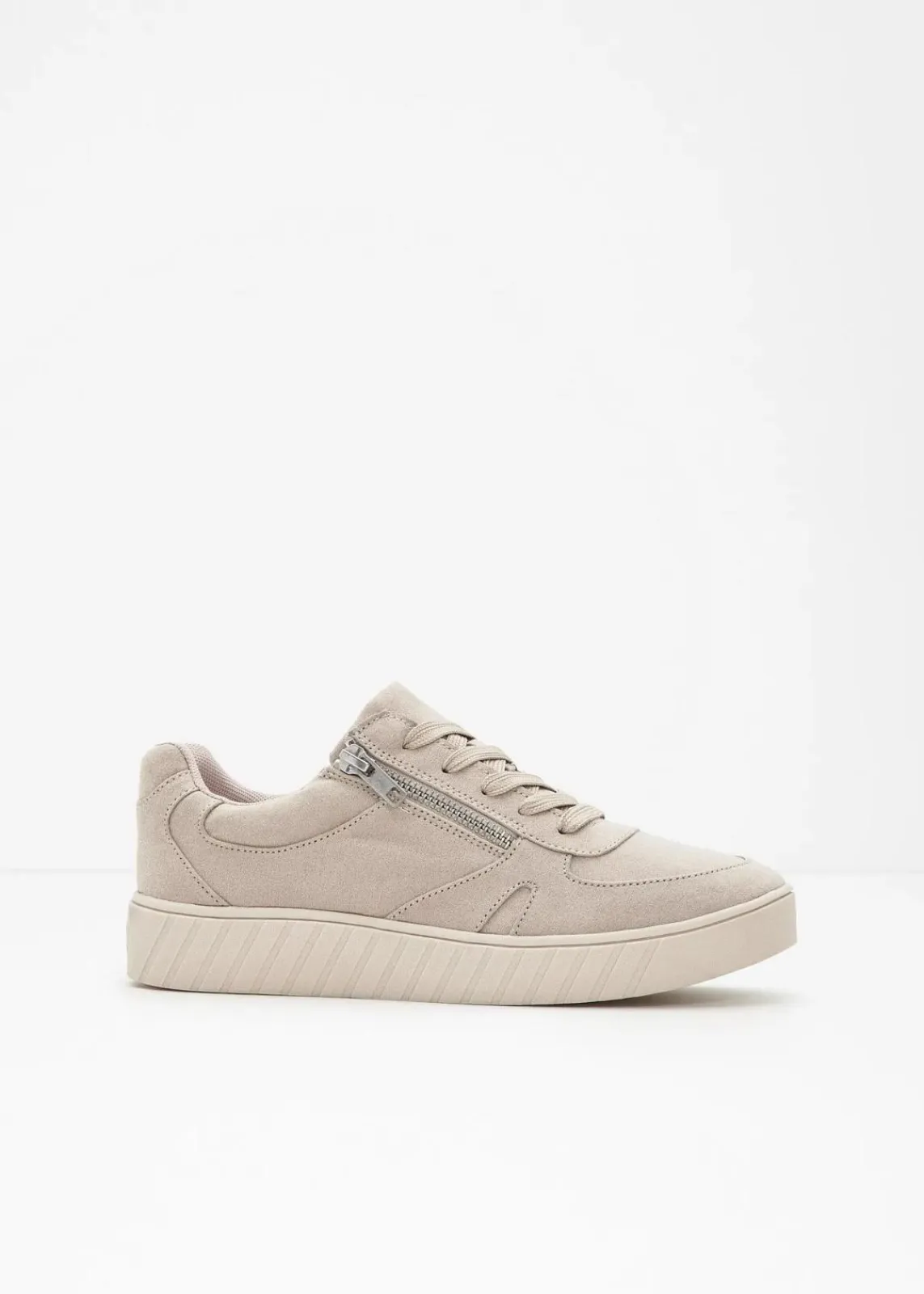 bonprix Sneaker^Sneaker mit gepolsterter Innensohle hellsand