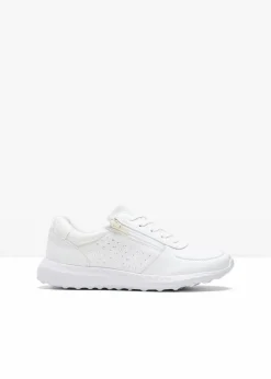 bonprix Sneaker|Schuhe & Accessoires In Spezialgrößen·Schuhe In Übergröße^Sneaker mit Glitzersteinen weiss