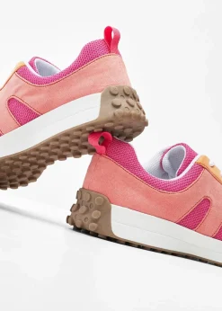 bonprix Sneaker^Sneaker mit Mesh-Einsatz pink/orange