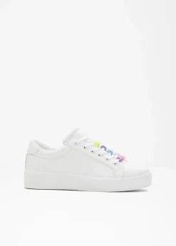 bonprix Sneaker^Sneaker mit Perlen weiß