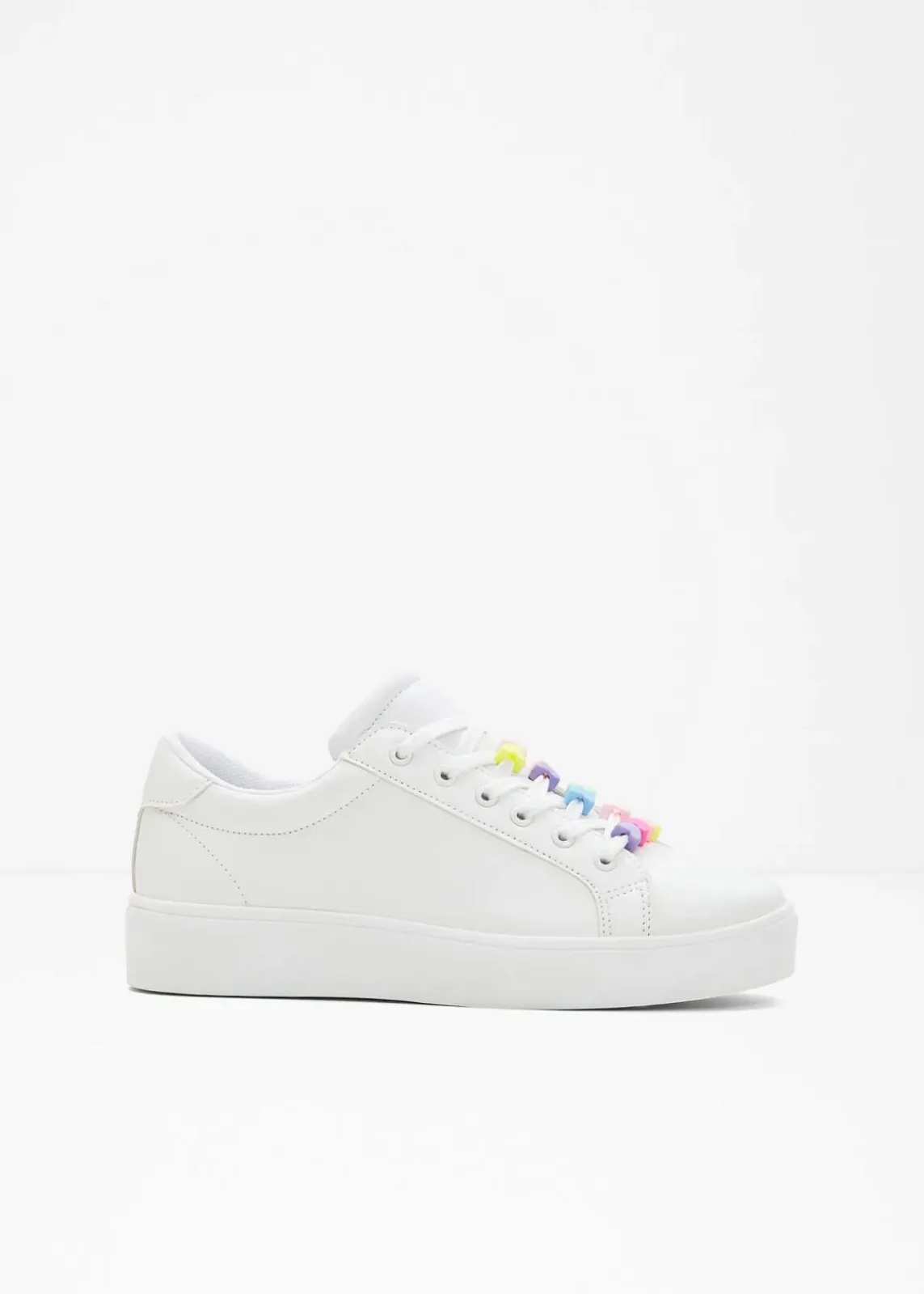 bonprix Sneaker^Sneaker mit Perlen weiß