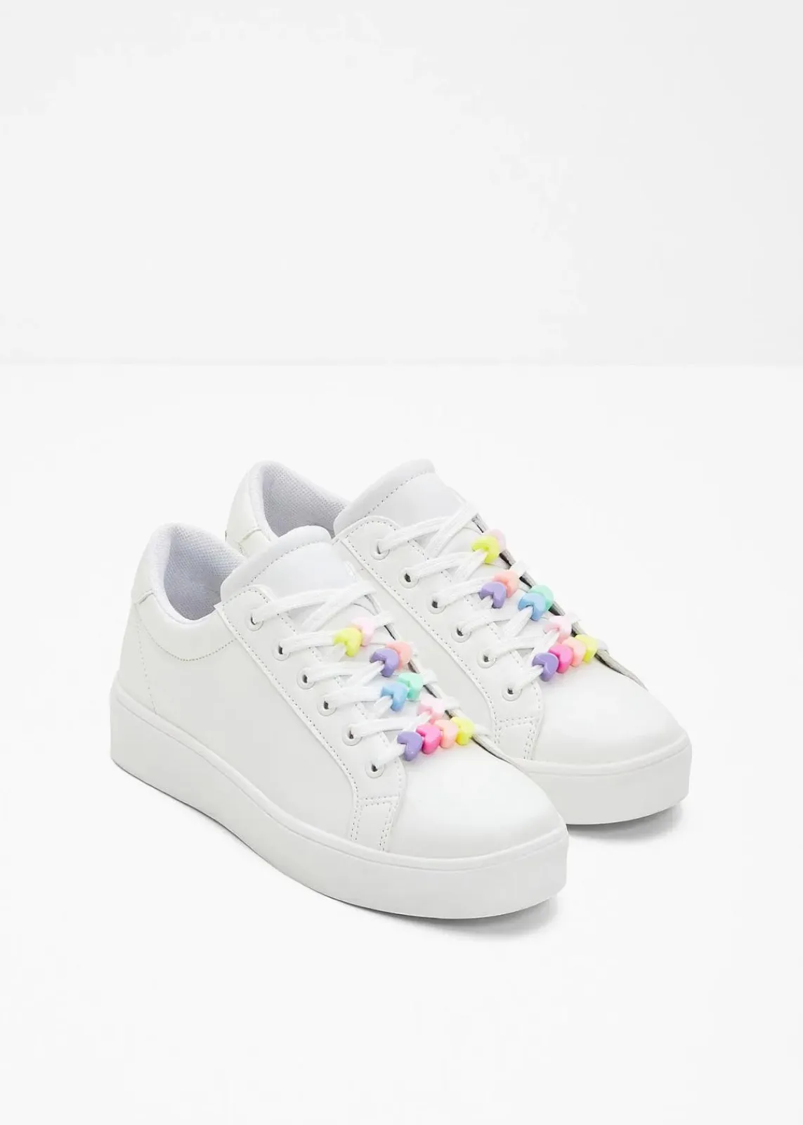 bonprix Sneaker^Sneaker mit Perlen weiß