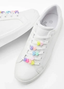 bonprix Sneaker^Sneaker mit Perlen weiß