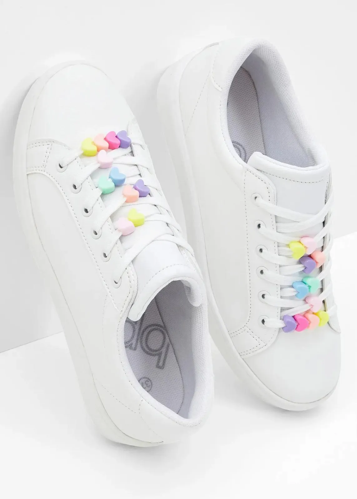 bonprix Sneaker^Sneaker mit Perlen weiß