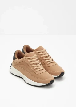 bonprix Sneaker^Sneaker mit Profilsohle naturbraun