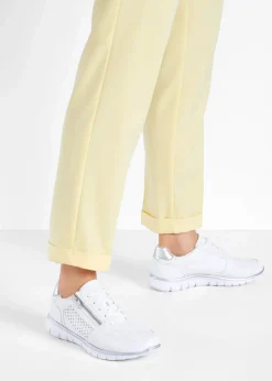 bonprix Sneaker|Schuhe & Accessoires In Spezialgrößen·Schuhe In Übergröße^Sneaker mit Reißverschluss weiss