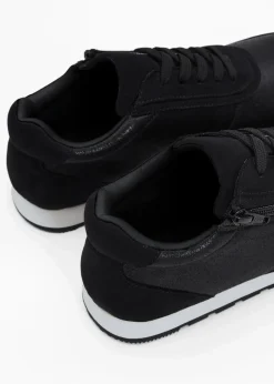 bonprix Sneaker|Schuhe & Accessoires In Spezialgrößen·Schuhe In Übergröße^Sneaker mit Reißverschluss schwarz
