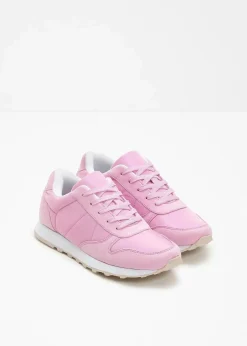 bonprix Sneaker^Sneaker mit Satin-Einsatz aschrosa