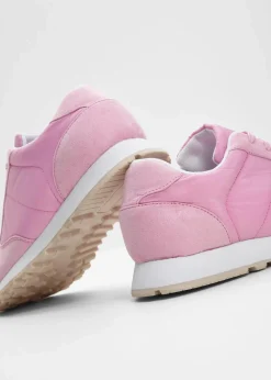 bonprix Sneaker^Sneaker mit Satin-Einsatz aschrosa