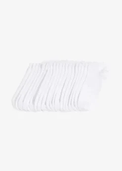 bonprix Nachhaltigere Materialien|Socken & Strumpfhosen^Sneakersocken mit Bio-Baumwolle (20er Pack) weiß