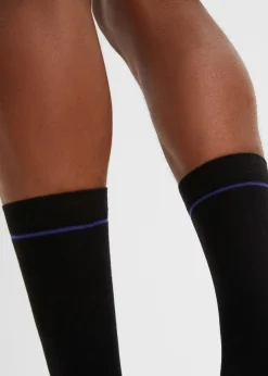 bonprix Socken|Socken^Socken mit Bio-Baumwolle (6er Pack) schwarz gestreift