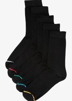 bonprix Socken|Socken^Socken mit Bio-Baumwolle (5er Pack) schwarz