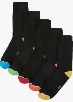 bonprix Nachhaltigere Materialien|Socken & Strumpfhosen^Socken mit Bio-Baumwolle (5er Pack) schwarz