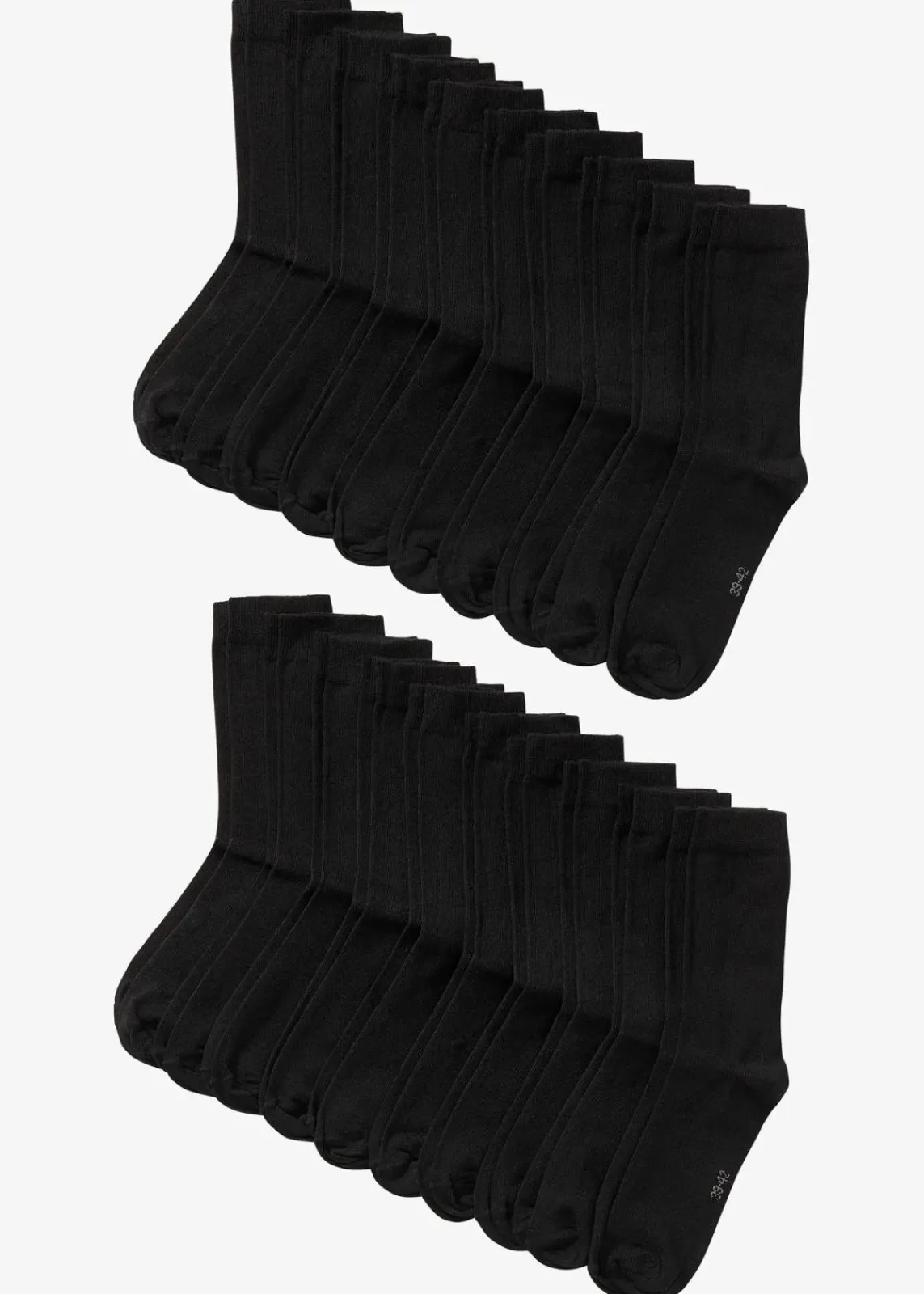 bonprix Socken|Socken^Socken mit Bio-Baumwolle (20er Pack) schwarz