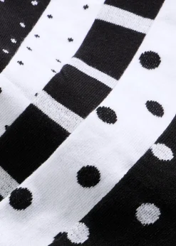 bonprix Socken & Strumpfhosen|Nachhaltigere Materialien^Socken mit Bio-Baumwolle (5er Pack) schwarz + weiß