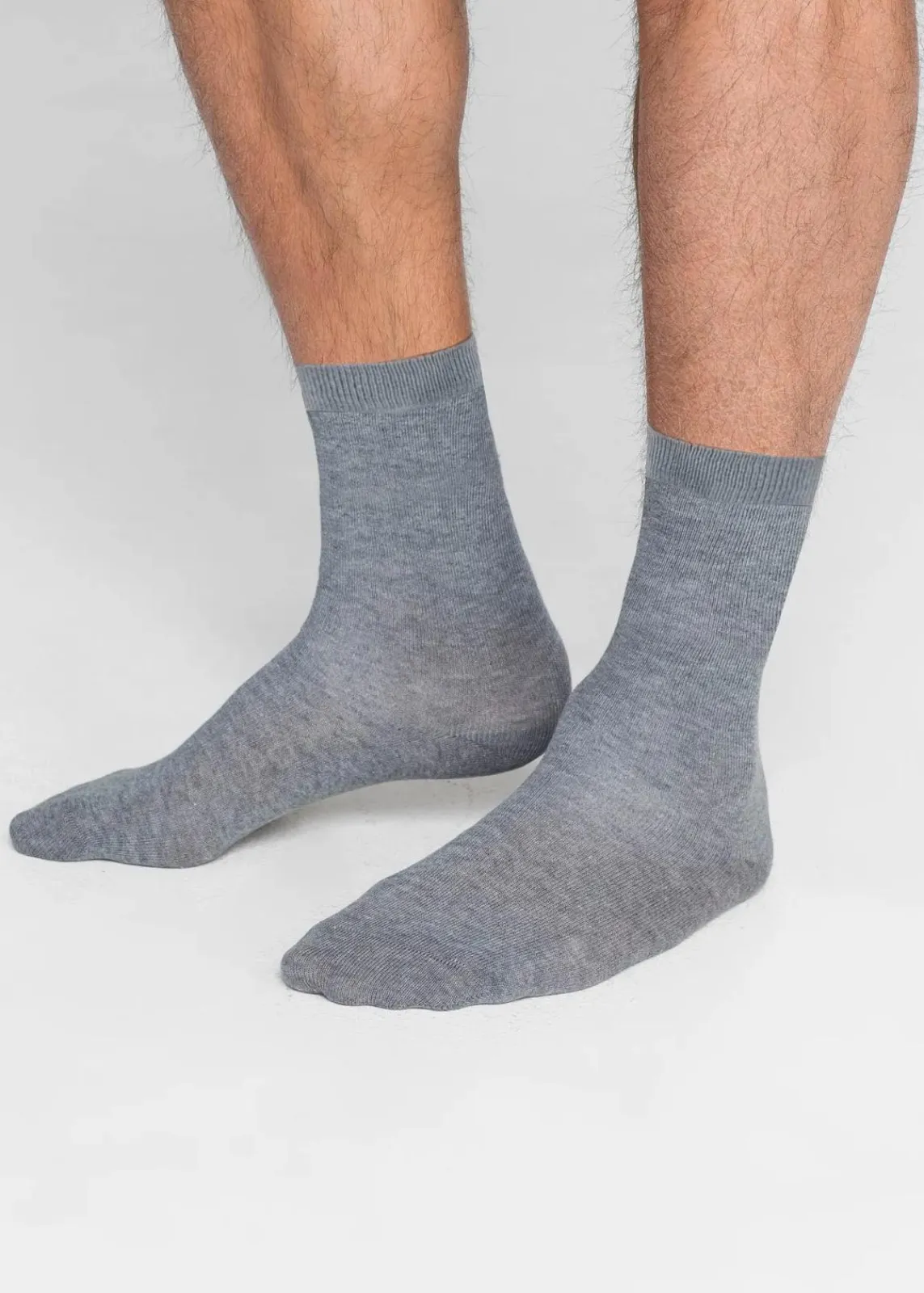 bonprix Socken & Strumpfhosen|Basics^Socken mit Bio-Baumwolle (10er Pack) grautöne