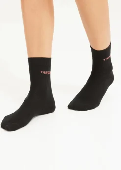 bonprix Socken|Socken^Socken mit Bio-Baumwolle (7er Pack) schwarz gemustert