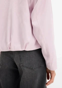 bonprix Bekleidung·Hosen|Jacken & Mäntel^Softblouson aus glänzendem Viskose-Mix puderflieder