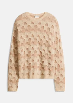 bonprix Bekleidung·Umstandsmode|Bekleidung·Jeans^Softer Oversized Pullover mit Wolle und Alpaka beige meliert