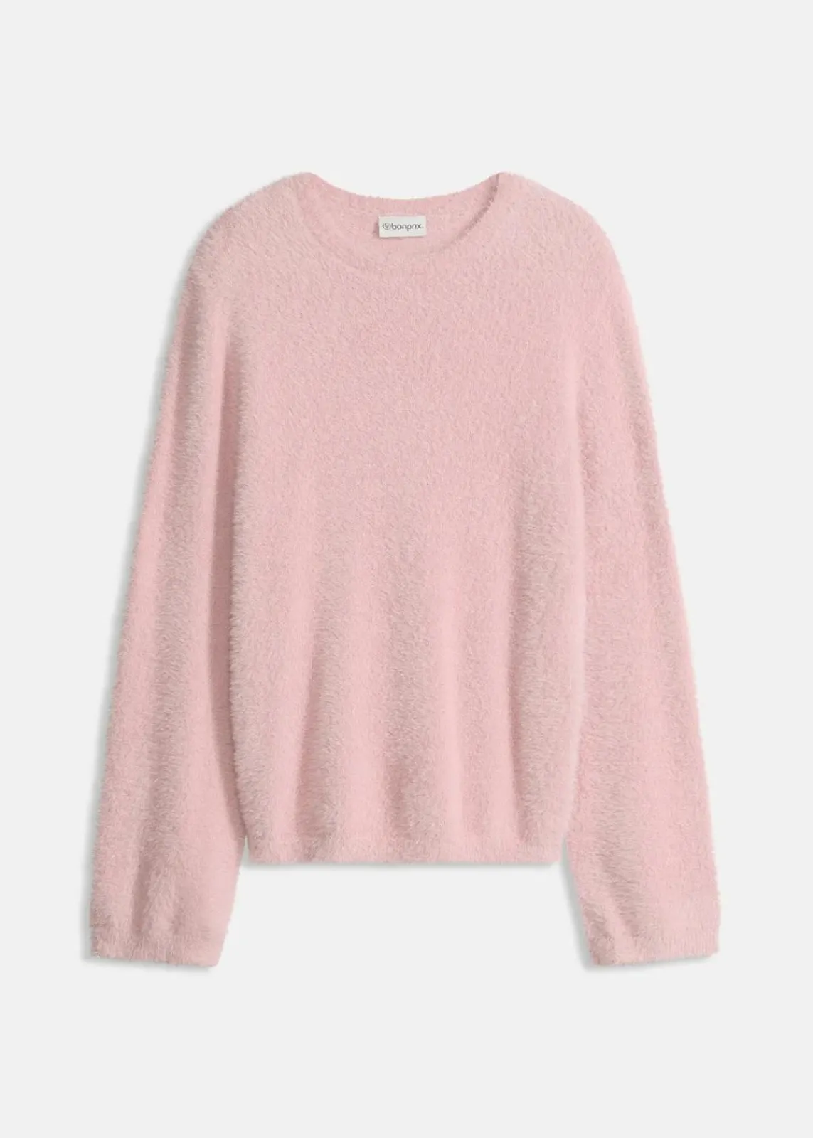 bonprix Bekleidung·Umstandsmode|Pullover & Strickjacken^Softer Pullover mit weiten Ärmeln aschrosa meliert
