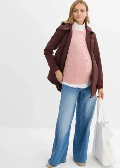 bonprix Bekleidung·Blazer|Umstandsmode^Softshell-Tragejacke / Umstandsjacke, weitenregulierbar terrabraun