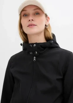 bonprix Umstandsmode|Bekleidung·Blazer^Softshell-Tragejacke / Umstandsjacke, weitenregulierbar schwarz