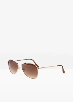 bonprix Sonnenbrillen^Sonnenbrille goldfarben/braun
