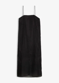 bonprix Bekleidung·Pullover & Strickjacken^Spaghetti-Trägerkleid schwarz