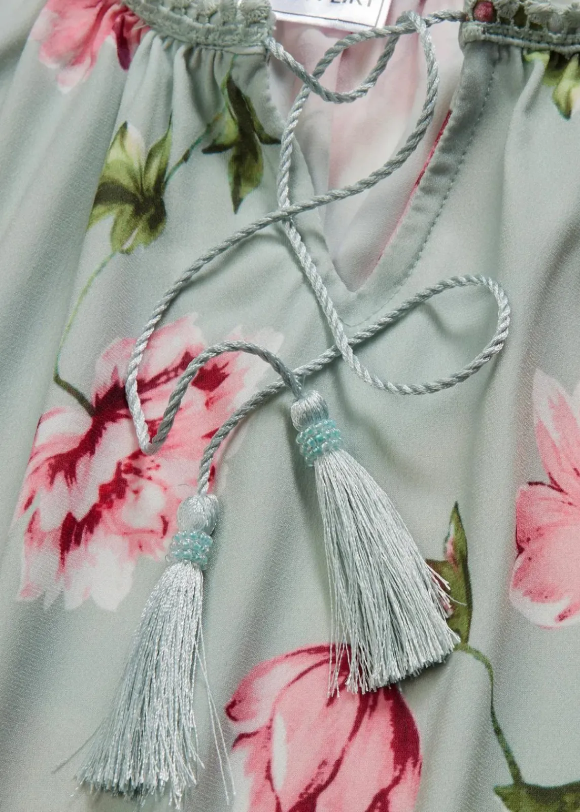 bonprix Nachhaltigere Materialien|Shirts & Tops^Spaghettiträger-Top mint geblümt