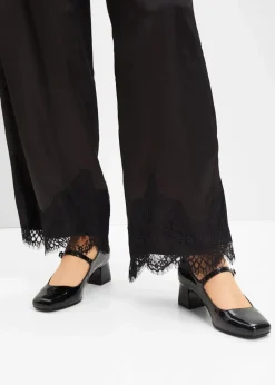 bonprix Pumps^Spangenpumps in Lack-Optik schwarz