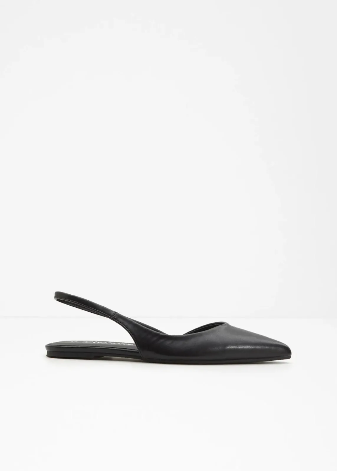 bonprix Sommerschuhe^Spitze Sling-Ballerinas schwarz