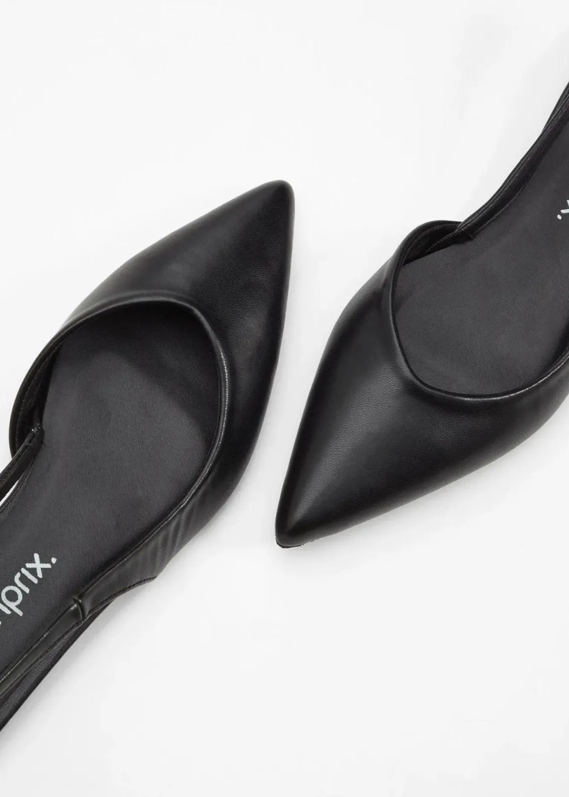 bonprix Sommerschuhe^Spitze Sling-Ballerinas schwarz