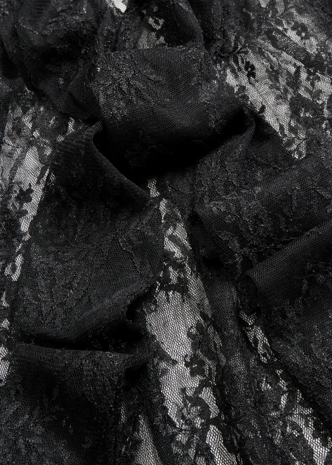 bonprix Bekleidung·Jacken & Mäntel|Blusen & Tuniken^Spitzenbluse mit leichter Transparenz schwarz