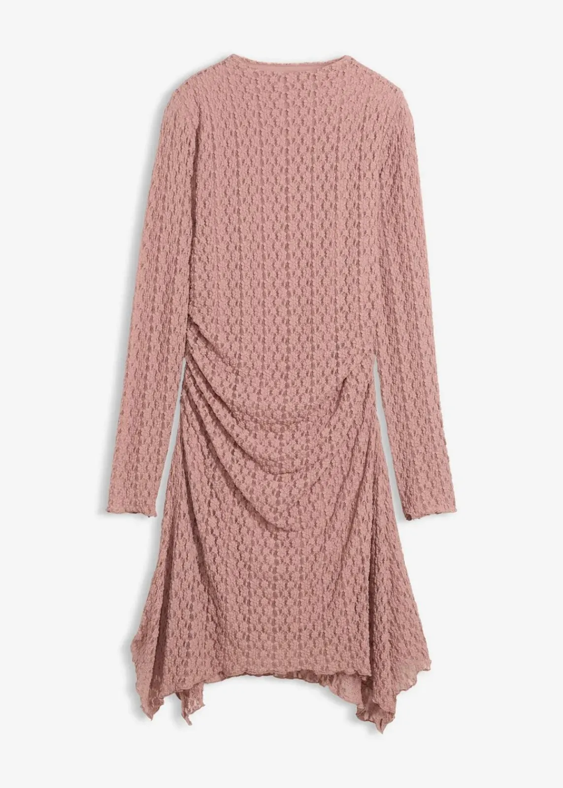 bonprix Kleider^Spitzenkleid mit Zipfelsaum rosenholz